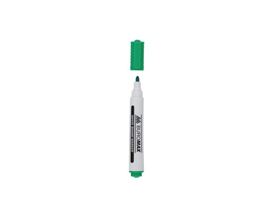 Маркер Buromax для магнитных досок, зеленый, 2-4 мм, спиртовая основа (BM.8800-04)
