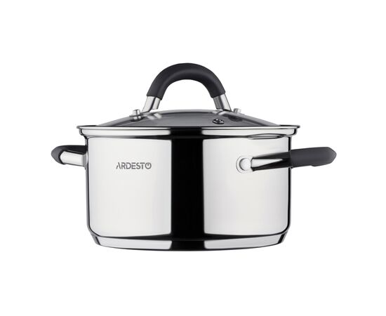 Кастрюля Ardesto Gemini Salerno 0.8 л (AR1908CS), изображение 3 Кастрюля Ardesto Gemini Salerno 0.8 л (AR1908CS), изображение 3
