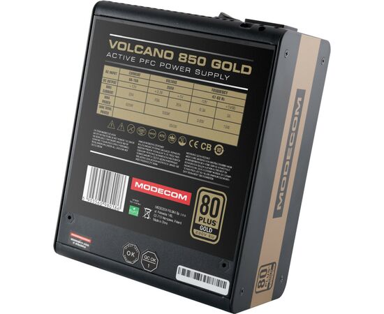 Блок питания Modecom 850W (ZAS-MC92-SM-850-ATX-VOLCA), изображение 5 Блок питания Modecom 850W (ZAS-MC92-SM-850-ATX-VOLCA), изображение 5