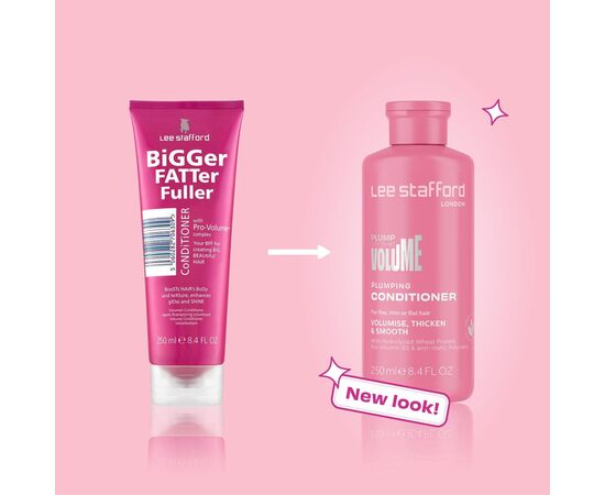 Кондиционер для волос Lee Stafford Plump Up The Volume Conditioner 250 мл (5060282708235), изображение 2 Кондиционер для волос Lee Stafford Plump Up The Volume Conditioner 250 мл (5060282708235), изображение 2
