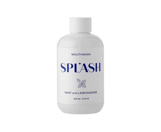 Ополаскиватель для полости рта Splash Oral Care Mint And Lemongrass Со вкусом мяты и лемонграса 200 мл (4820266831516) Ополаскиватель для полости рта Splash Oral Care Mint And Lemongrass Со вкусом мяты и лемонграса 200 мл (4820266831516)