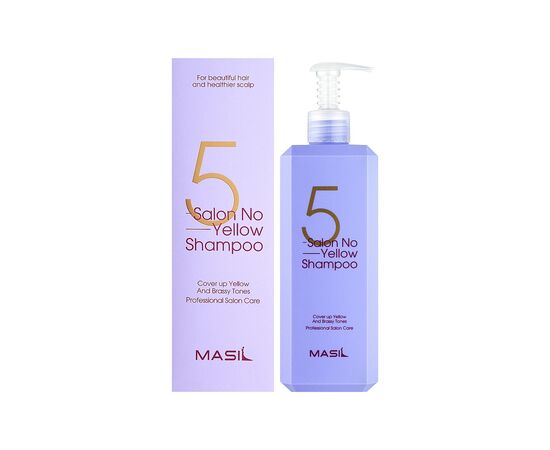 Шампунь Masil 5 Salon No Yellow Shampoo 500 мл (8809744061191), изображение 2 Шампунь Masil 5 Salon No Yellow Shampoo 500 мл (8809744061191), изображение 2