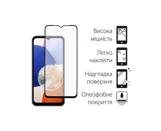 Стекло защитное Dengos Samsung Galaxy A14/M14 2шт. (DG-TG2P-21), изображение 2 Стекло защитное Dengos Samsung Galaxy A14/M14 2шт. (DG-TG2P-21), изображение 2