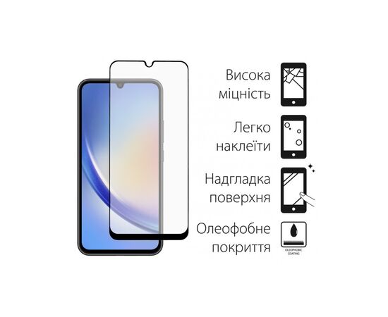 Стекло защитное Dengos Samsung Galaxy A34 5G 2шт. (DG-TG2P-19), изображение 2 Стекло защитное Dengos Samsung Galaxy A34 5G 2шт. (DG-TG2P-19), изображение 2