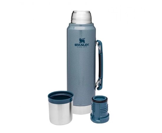 Термос Stanley Legendary Classic Hammertone Ice 1 л (6939236409032), изображение 2 Термос Stanley Legendary Classic Hammertone Ice 1 л (6939236409032), изображение 2