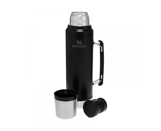 Термос Stanley Legendary Classic Matte Black 1 л (6939236347938), изображение 2 Термос Stanley Legendary Classic Matte Black 1 л (6939236347938), изображение 2