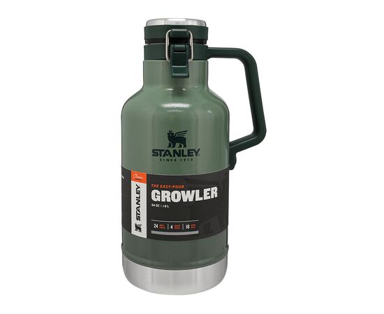 Термос Stanley для пива Easy-Pour Growler Hammertone Green 1.9 л (6939236348287), изображение 3 Термос Stanley для пива Easy-Pour Growler Hammertone Green 1.9 л (6939236348287), изображение 3