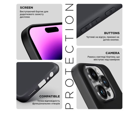 Чохол до мобільного телефона Armorstandart Matte Slim Fit Realme 12 5G Black (ARM77853), зображення 4