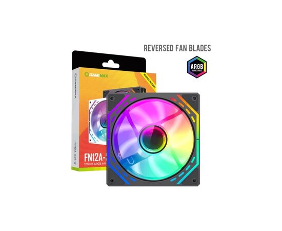 Кулер для корпуса Gamemax FN12A-S2I-R, изображение 9 Кулер для корпуса Gamemax FN12A-S2I-R, изображение 9