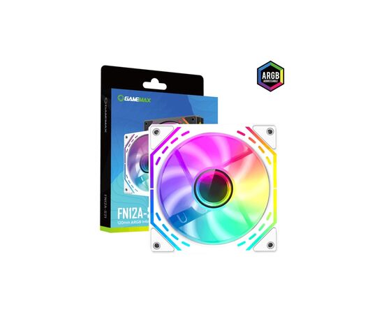 Кулер для корпуса Gamemax FN12A-S2I-W, изображение 8 Кулер для корпуса Gamemax FN12A-S2I-W, изображение 8