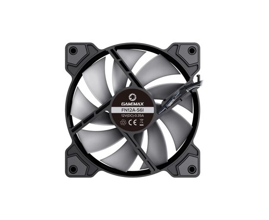 Кулер для корпуса Gamemax FN12A-S6I, изображение 6 Кулер для корпуса Gamemax FN12A-S6I, изображение 6