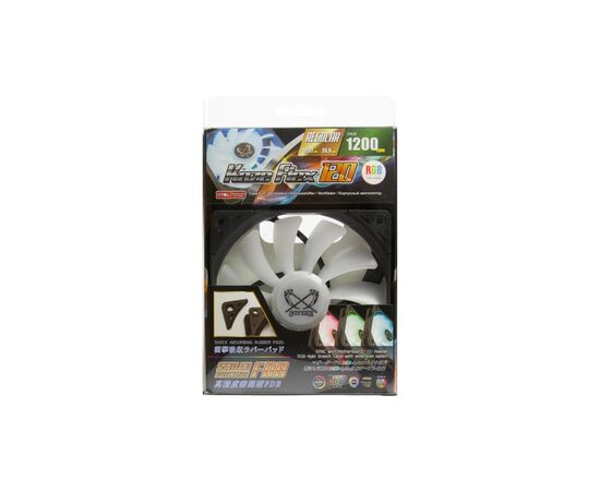 Кулер для корпуса Scythe Kaze Flex 120 RGB Fan (SU1225FD12MR-RH), изображение 10 Кулер для корпуса Scythe Kaze Flex 120 RGB Fan (SU1225FD12MR-RH), изображение 10