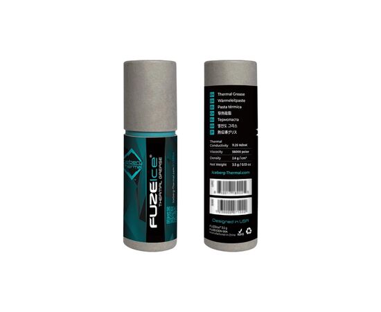 Термопаста Iceberg Thermal FUZEIce 3.5g (BLACKICE4G-00A), изображение 4 Термопаста Iceberg Thermal FUZEIce 3.5g (BLACKICE4G-00A), изображение 4