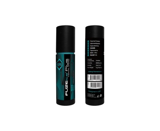Термопаста Iceberg Thermal FUZEIce Plus 7g (BLACKICEP8G-00A), изображение 4 Термопаста Iceberg Thermal FUZEIce Plus 7g (BLACKICEP8G-00A), изображение 4