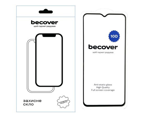 Скло захисне BeCover Xiaomi Redmi A2 10D Black (711366)