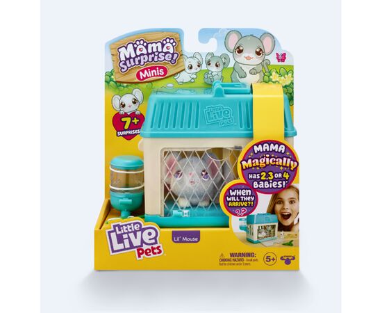 Игровой набор Moose Little Live Мама-сюрприз Мыша (26510), изображение 2