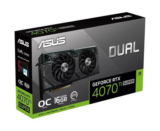 Видеокарта ASUS GeForce RTX4070Ti SUPER 16Gb DUAL OC (DUAL-RTX4070TIS-O16G), изображение 12 Видеокарта ASUS GeForce RTX4070Ti SUPER 16Gb DUAL OC (DUAL-RTX4070TIS-O16G), изображение 12