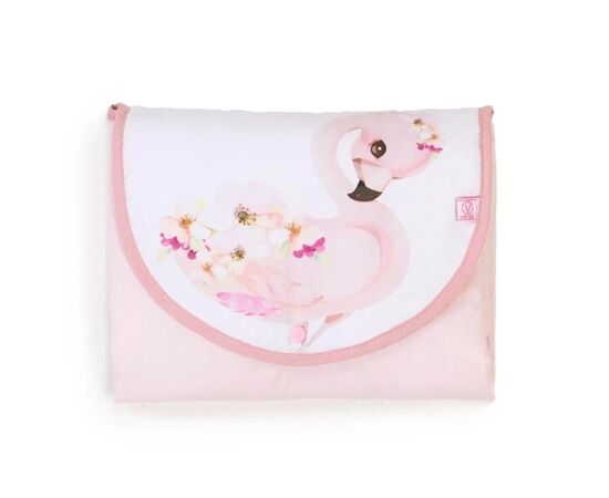 Пеленальний матрацик Верес дорожній Flamingo pink 57х60 см (427.1)