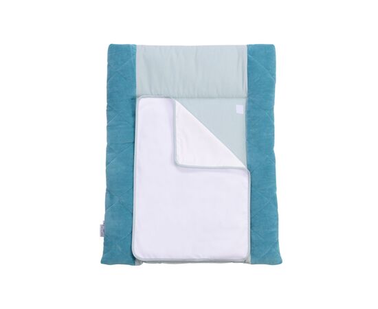 Пеленальный матрасик Верес Velour Aquamarine 50х70 см (429.01), изображение 2 Пеленальный матрасик Верес Velour Aquamarine 50х70 см (429.01), изображение 2