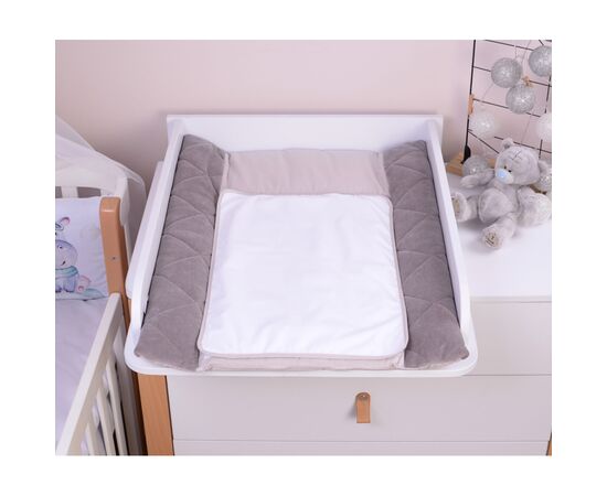 Пеленальный матрасик Верес Velour Taup grey 50х70 см (429.010), изображение 3 Пеленальный матрасик Верес Velour Taup grey 50х70 см (429.010), изображение 3