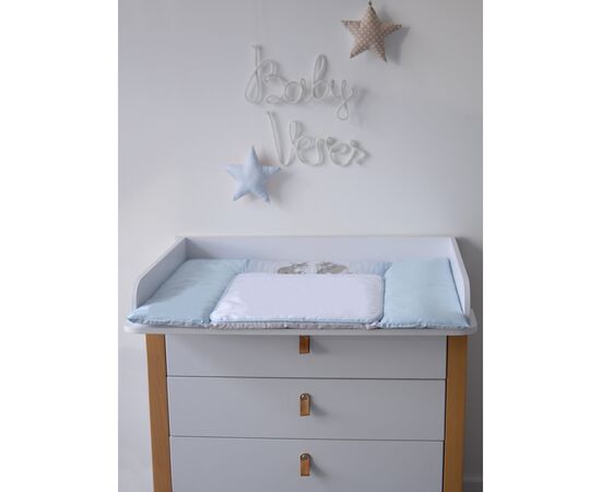 Пеленальный матрасик Верес Summer Bunny blue NEW 72х80 см (426.6.1), изображение 2 Пеленальный матрасик Верес Summer Bunny blue NEW 72х80 см (426.6.1), изображение 2