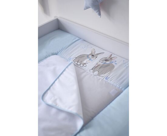 Пеленальный матрасик Верес Summer Bunny blue NEW 72х80 см (426.6.1), изображение 3 Пеленальный матрасик Верес Summer Bunny blue NEW 72х80 см (426.6.1), изображение 3