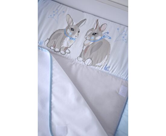 Пеленальный матрасик Верес Summer Bunny blue NEW 72х80 см (426.6.1), изображение 4 Пеленальный матрасик Верес Summer Bunny blue NEW 72х80 см (426.6.1), изображение 4