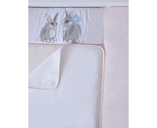 Пеленальный матрасик Верес Summer Bunny pink NEW 72х80 см (426.4.1), изображение 3