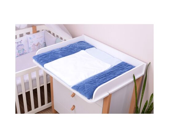Пеленальний матрацик Верес Velour Deep blue 72х80 см (429.2), зображення 3 Пеленальний матрацик Верес Velour Deep blue 72х80 см (429.2), зображення 3