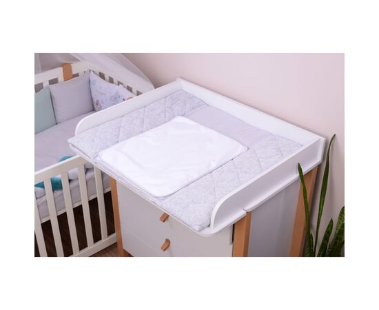 Пеленальный матрасик Верес Velour Grey melange 72х80 см (429.3), изображение 3 Пеленальный матрасик Верес Velour Grey melange 72х80 см (429.3), изображение 3