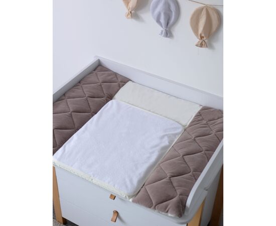 Пеленальный матрасик Верес Velour Mokko 72х80 см (429.8), изображение 2 Пеленальный матрасик Верес Velour Mokko 72х80 см (429.8), изображение 2