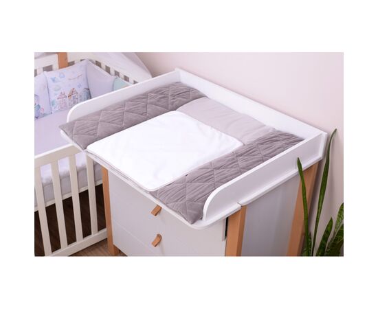 Пеленальный матрасик Верес Velour Taup grey 72х80 см (429.10), изображение 3