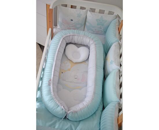Детский постельный набор Верес "Elephant" (6 ед ) (220.47), изображение 2 Детский постельный набор Верес "Elephant" (6 ед ) (220.47), изображение 2