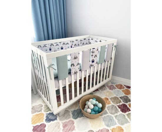 Детский постельный набор Верес "Kitty boy" (6 ед ) (222.04), изображение 5 Детский постельный набор Верес "Kitty boy" (6 ед ) (222.04), изображение 5