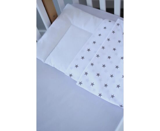 Детский постельный набор Верес "Velour Grey stars" (5 ед ) (218.14), изображение 3 Детский постельный набор Верес "Velour Grey stars" (5 ед ) (218.14), изображение 3