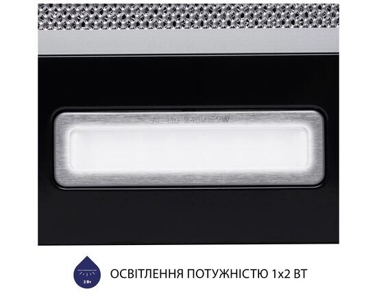 Вытяжка кухонная Minola HTL 6614 BL 1000 LED (HTL6614BL1000LED), изображение 5 Вытяжка кухонная Minola HTL 6614 BL 1000 LED (HTL6614BL1000LED), изображение 5