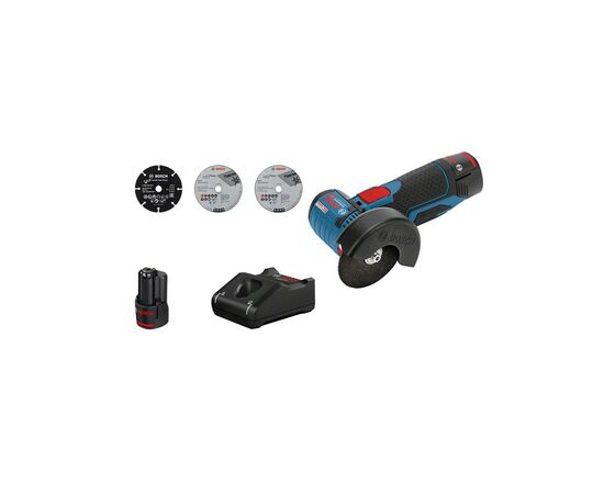 Шлифовальная машина Bosch Professional GWS 12V-76 акумуляторная, 2x3,0 Ач (0.601.9F2.00B), изображение 2 Шлифовальная машина Bosch Professional GWS 12V-76 акумуляторная, 2x3,0 Ач (0.601.9F2.00B), изображение 2