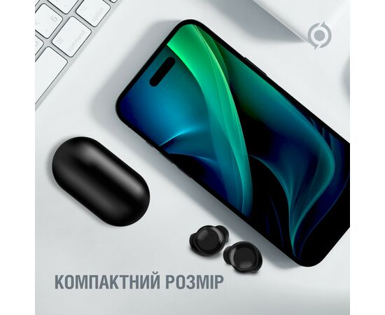 Наушники Piko TWS-MusicBox Black (1283126583414), изображение 7 Наушники Piko TWS-MusicBox Black (1283126583414), изображение 7