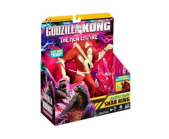 Фигурка Godzilla vs. Kong Скар Кинг готов к бою (звук) (35508G), изображение 6 Фигурка Godzilla vs. Kong Скар Кинг готов к бою (звук) (35508G), изображение 6