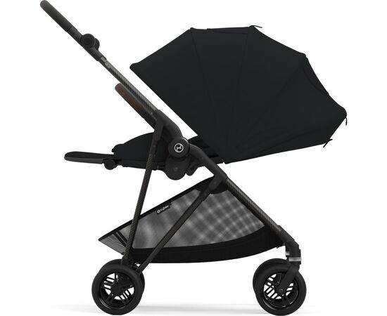 Коляска Cybex Melio Carbon Magic Black (524000013), изображение 4 Коляска Cybex Melio Carbon Magic Black (524000013), изображение 4