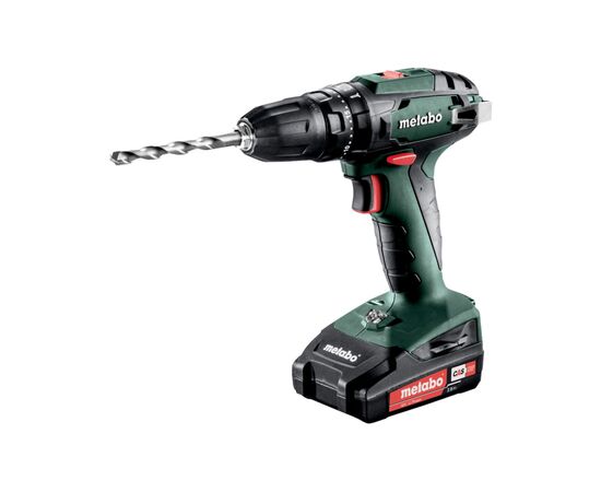 Шуруповерт Metabo SB 18 18V, 2х2Ah, 24-48Нм (602245560), изображение 2 Шуруповерт Metabo SB 18 18V, 2х2Ah, 24-48Нм (602245560), изображение 2