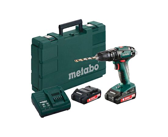 Шуруповерт Metabo SB 18 18V, 2х2Ah, 24-48Нм (602245560)
