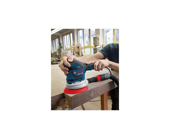 Шлифовальная машина Bosch GEX, 40-150, 400Вт, 150мм, 12000об/мин (0.601.37B.202), изображение 4 Шлифовальная машина Bosch GEX, 40-150, 400Вт, 150мм, 12000об/мин (0.601.37B.202), изображение 4