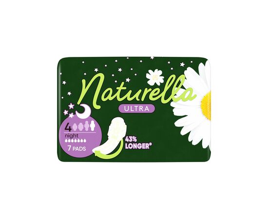 Гігієнічні прокладки Naturella Ultra Night (Розмір 4) 7 шт. (4015400435846), зображення 2 Гігієнічні прокладки Naturella Ultra Night (Розмір 4) 7 шт. (4015400435846), зображення 2