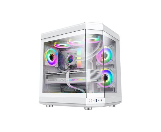 Корпус Gamemax HYPE White, изображение 5 Корпус Gamemax HYPE White, изображение 5