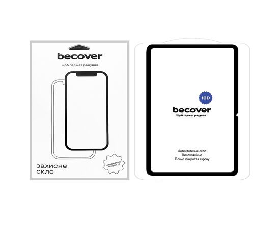 Стекло защитное BeCover 10D Xiaomi Pad 6S Pro 12.4" Black (710968)