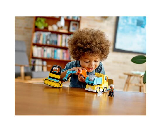 Конструктор LEGO Вантажівка і гусеничний екскаватор (10931), зображення 9 Конструктор LEGO Вантажівка і гусеничний екскаватор (10931), зображення 9