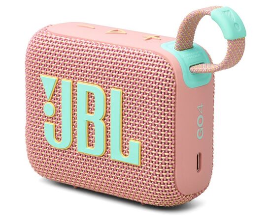 Акустическая система JBL Go 4 Pink (JBLGO4PINK), изображение 2 Акустическая система JBL Go 4 Pink (JBLGO4PINK), изображение 2