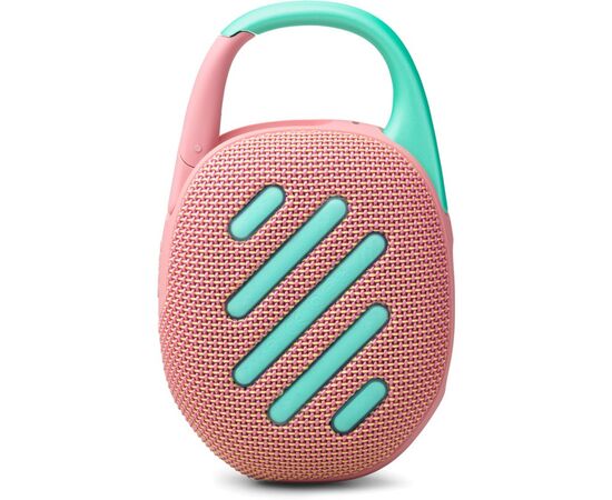 Акустическая система JBL Clip 5 Pink (JBLCLIP5PINK), изображение 3 Акустическая система JBL Clip 5 Pink (JBLCLIP5PINK), изображение 3