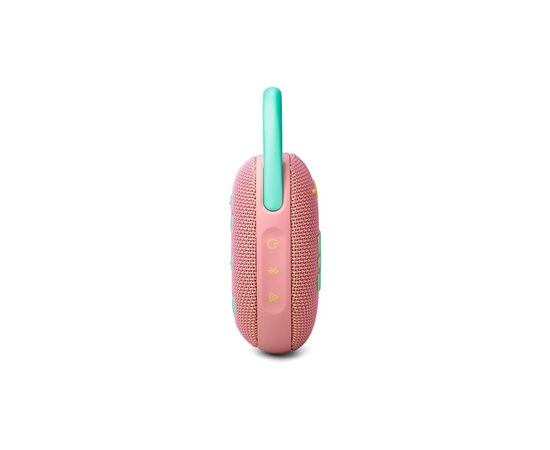 Акустическая система JBL Clip 5 Pink (JBLCLIP5PINK), изображение 5 Акустическая система JBL Clip 5 Pink (JBLCLIP5PINK), изображение 5